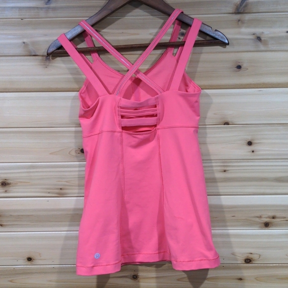Lululemon Happy Strappy Tank in Pink Lemonade 6 - Picture 5 of 12